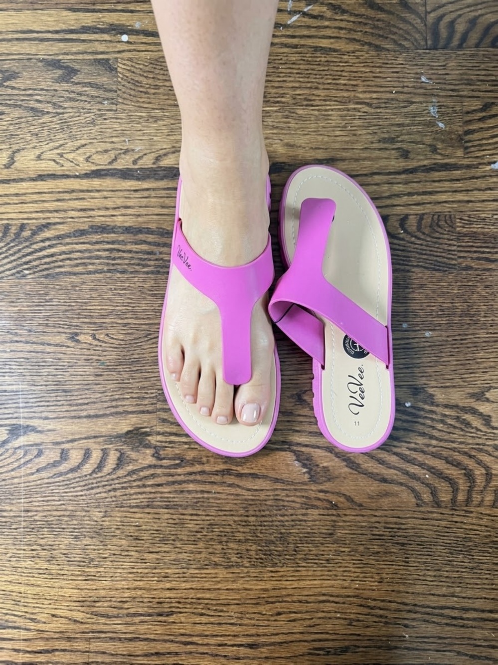 Lee Hot Pink Women's Thong Sandals
